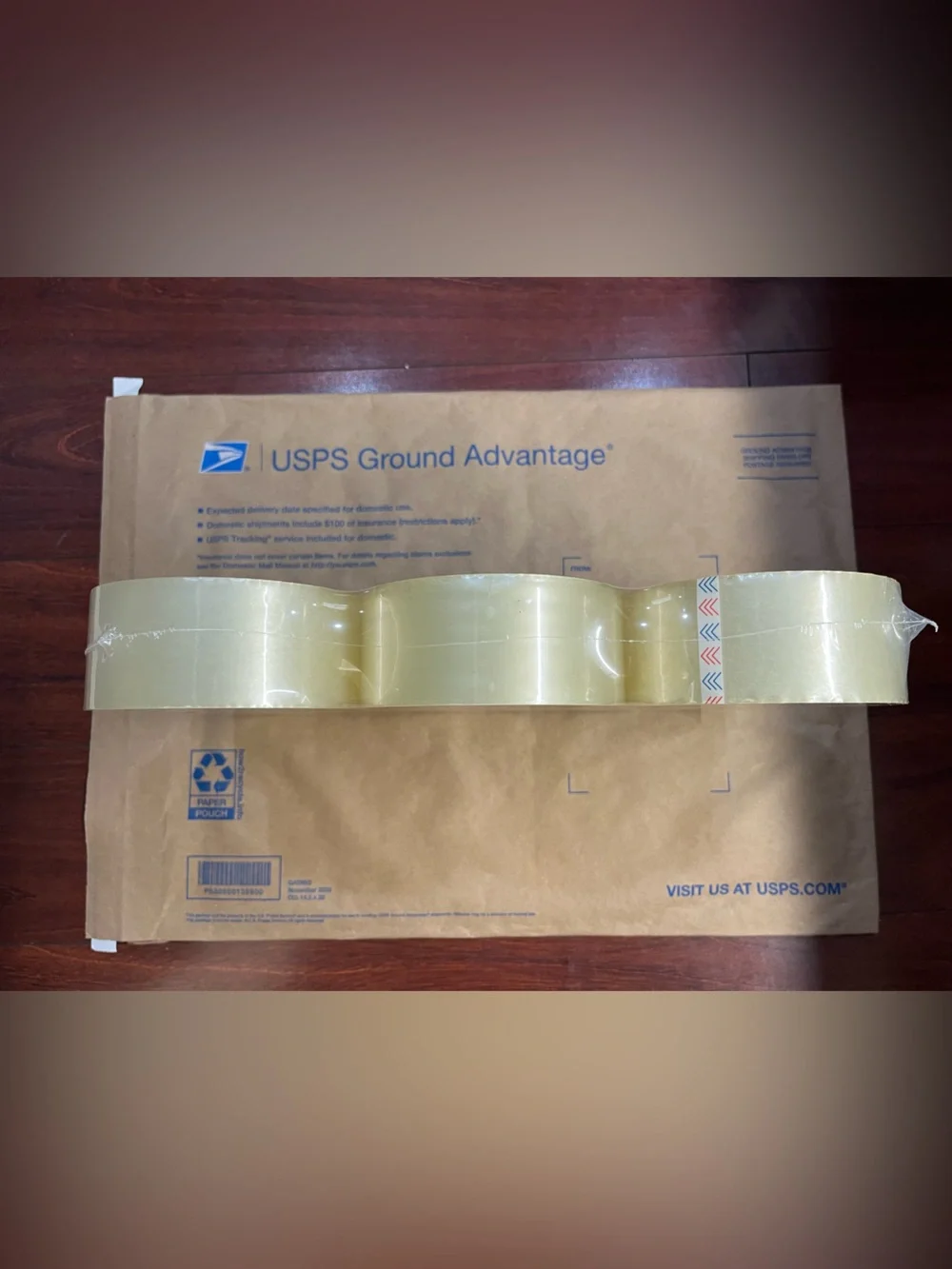 (6) Rolls of Clear Packing Tape 2 Inch x 110 Yards Shipping 330 Feet New SEALED
